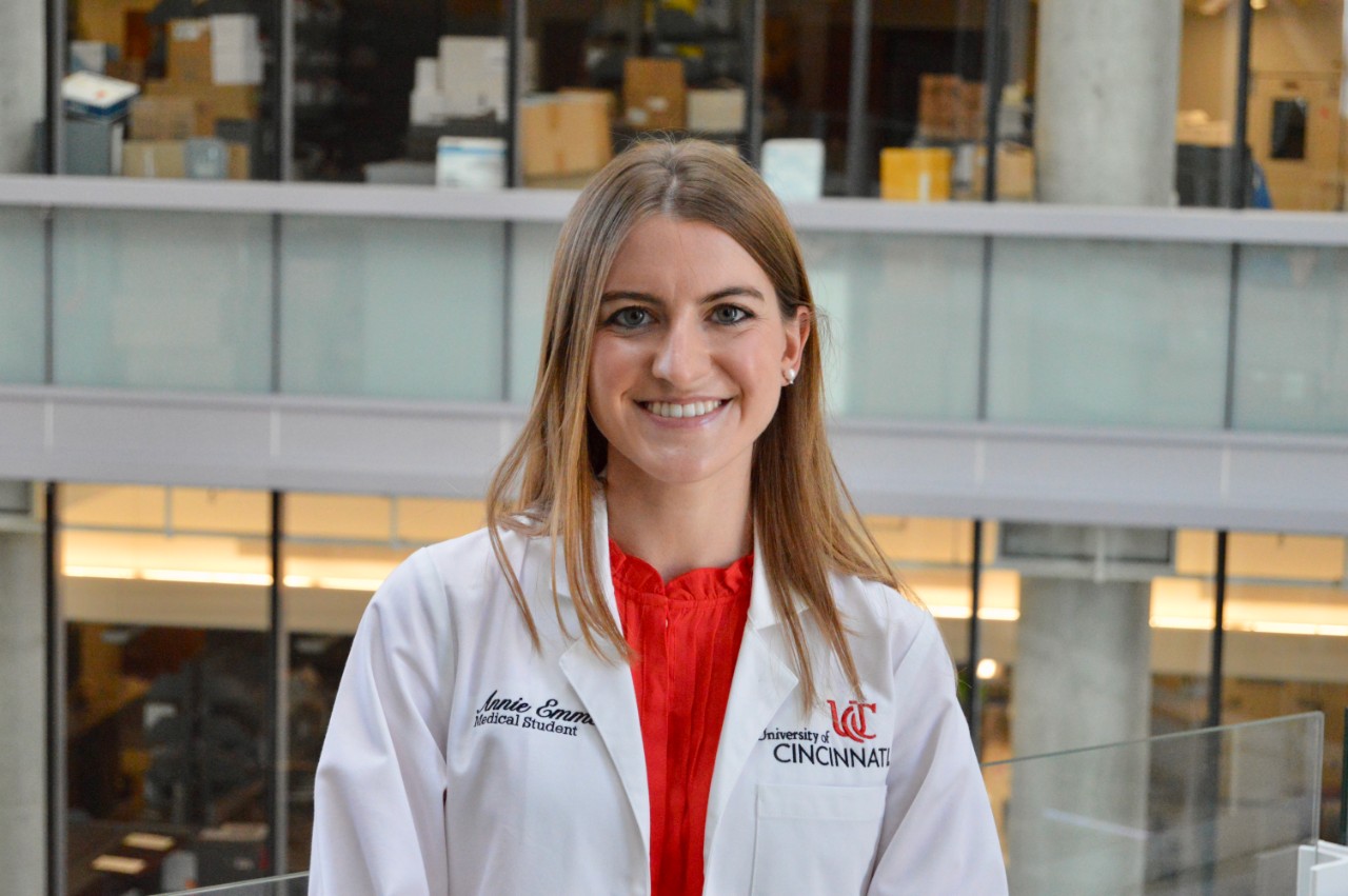 Portrait of medical student Annie Emmert