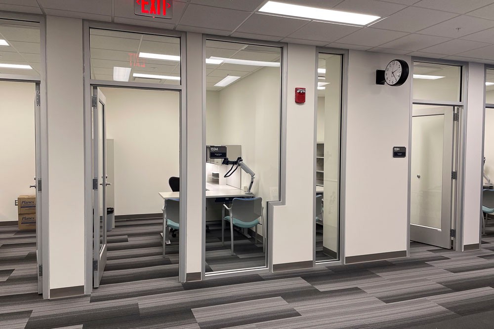 exterior of new offices wing