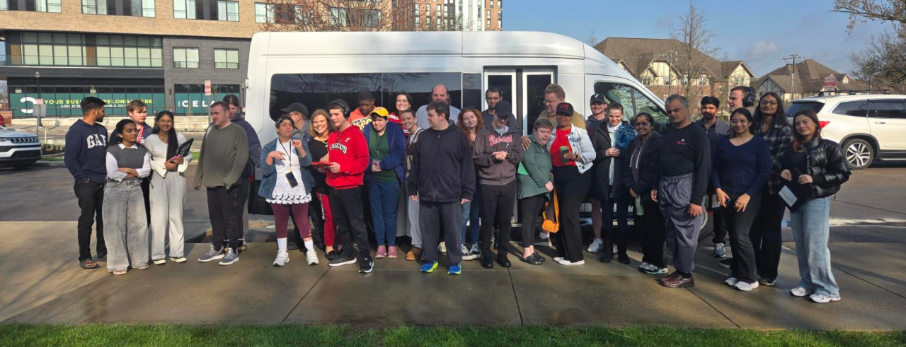 people with van