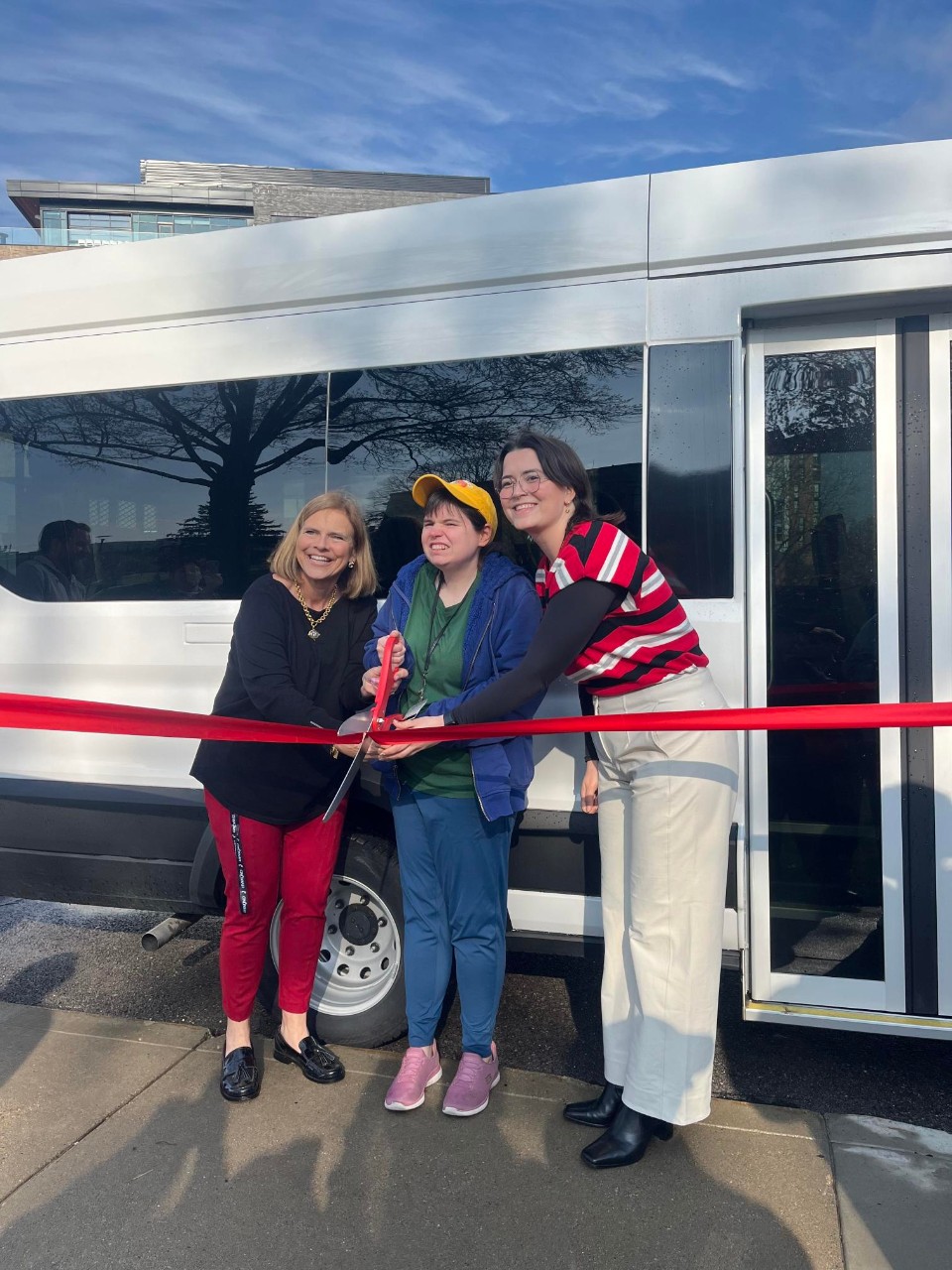 Ribbon Cutting Ceremony with people