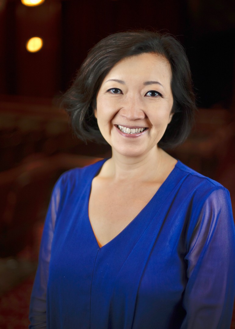 A portrait of CCM faculty member Sahoko Sato Timpone. 