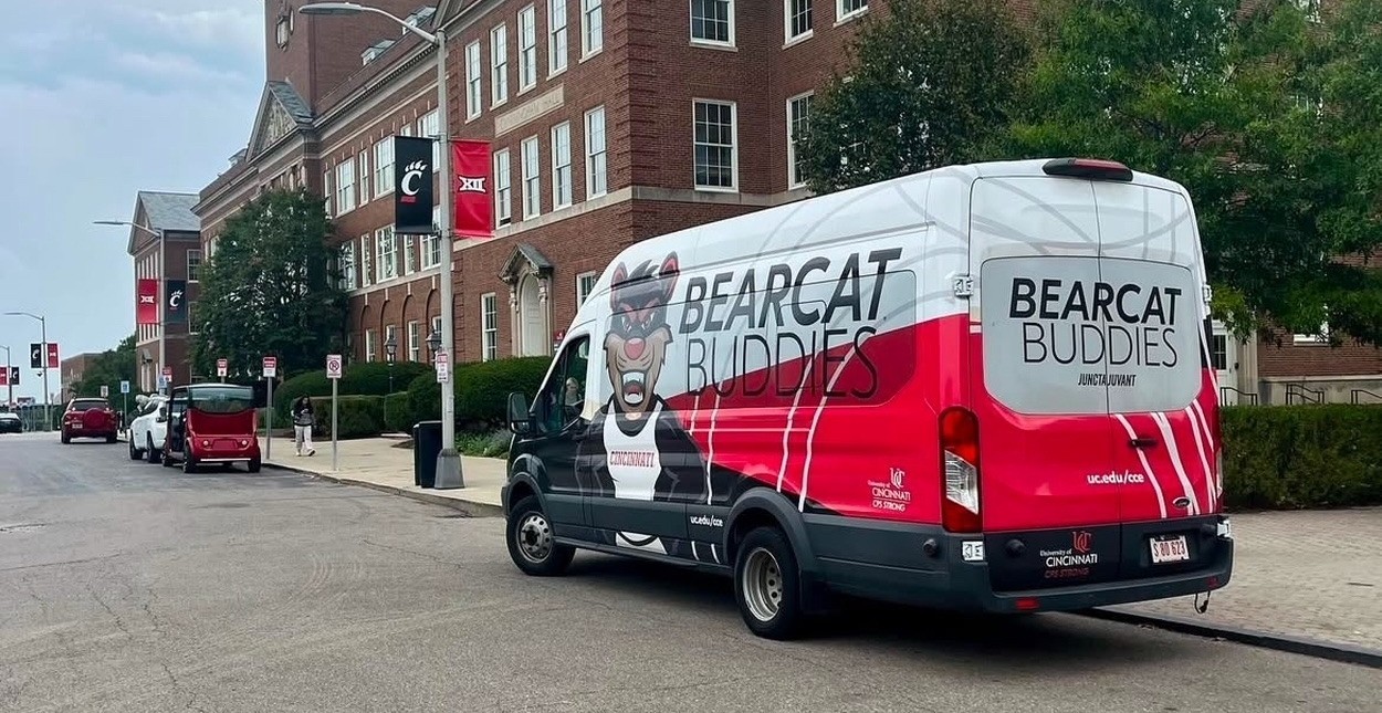 Bearcat Buddies branded van