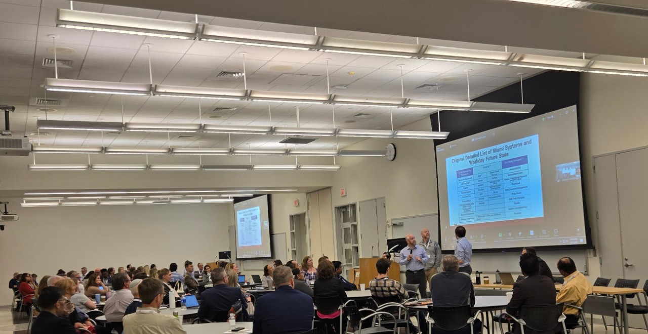 Image of conference room where the ERP Futures Summit was held.