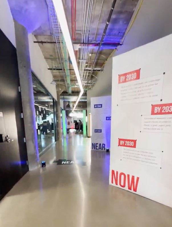 NIS students gave "Near," "Now" and "Next" predictions at the event