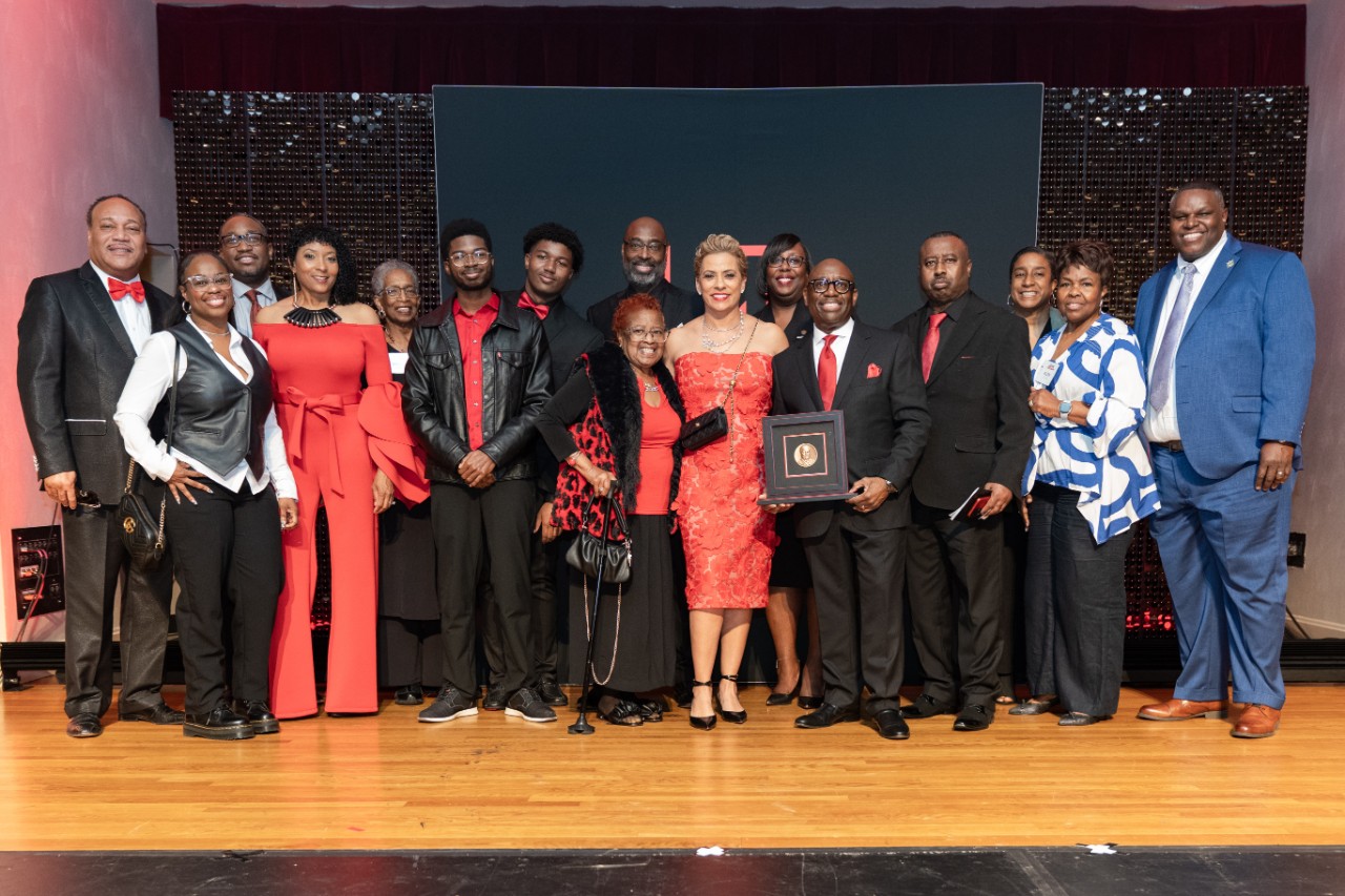 Darrell Miller and family at the 2025 UC Alumni Celebration