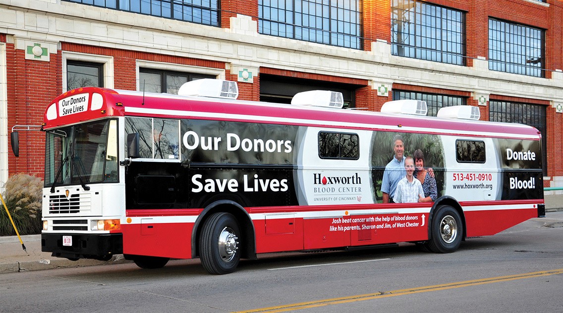 Hoxworth mobile bus