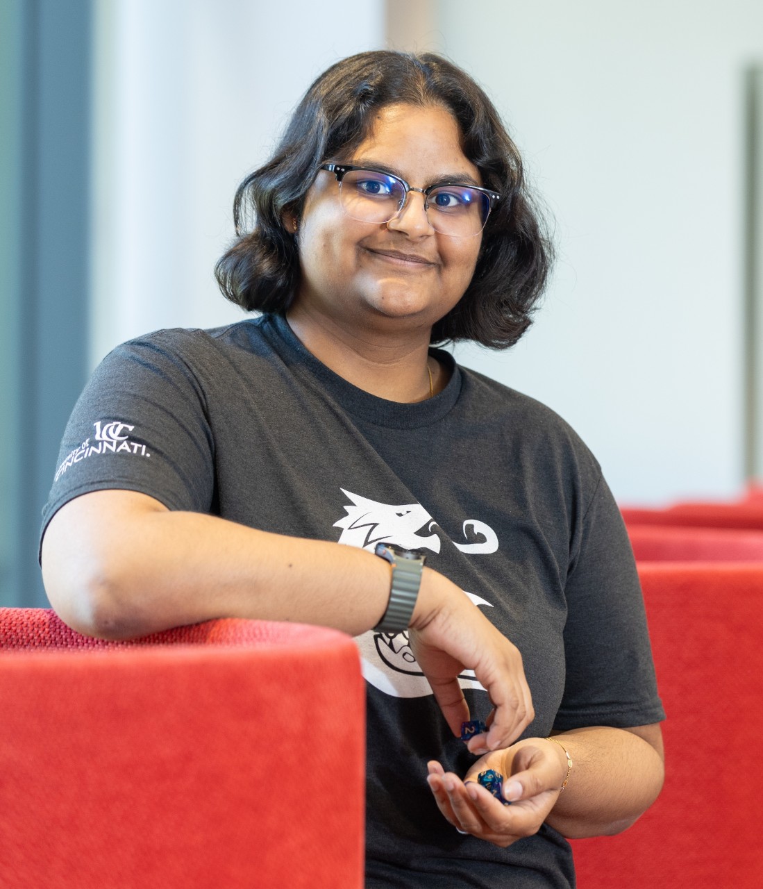 Honors students taking the Dungeons & Dragons summer seminar.