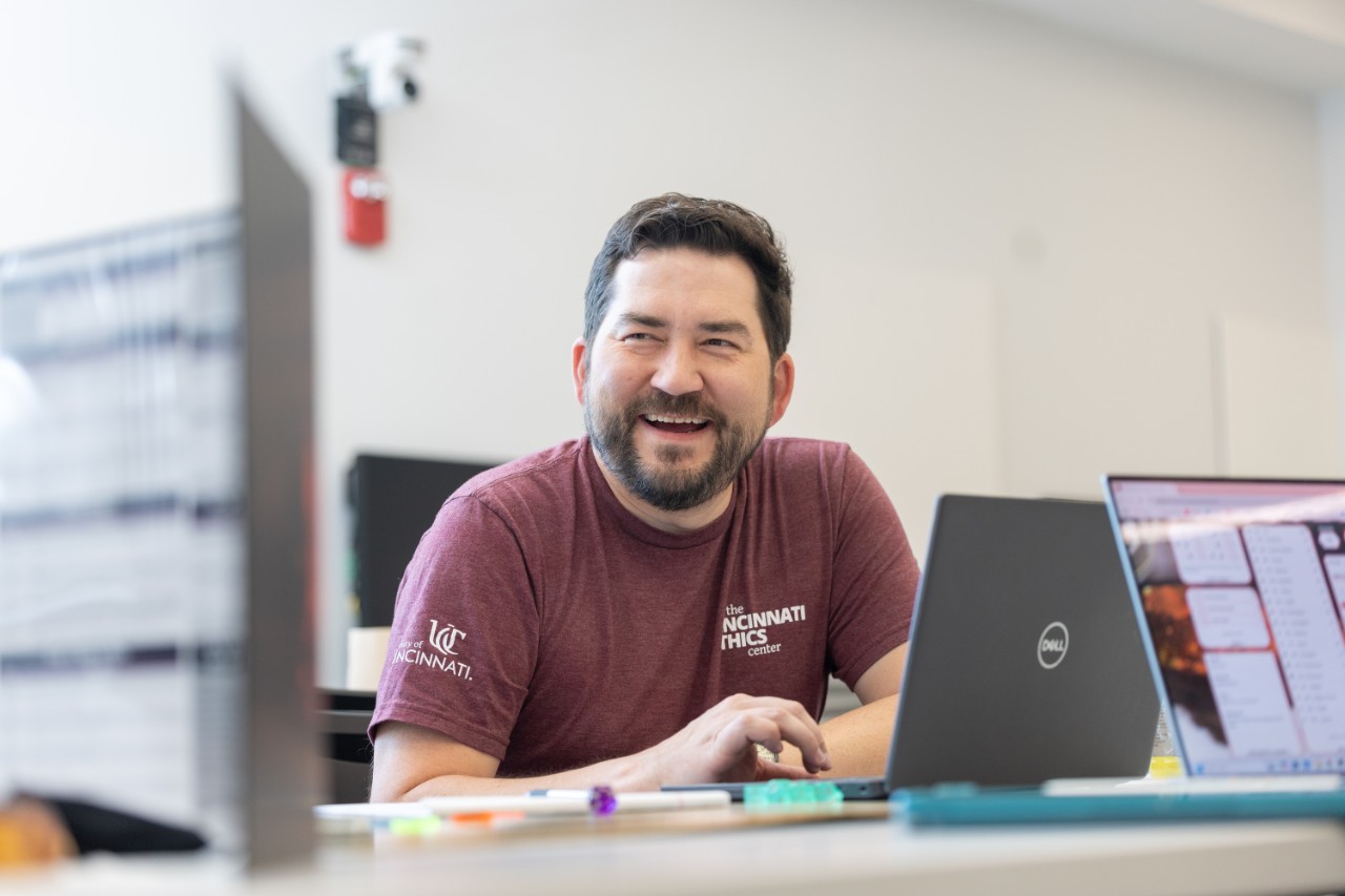 Honors students taking the Dungeons & Dragons summer seminar.