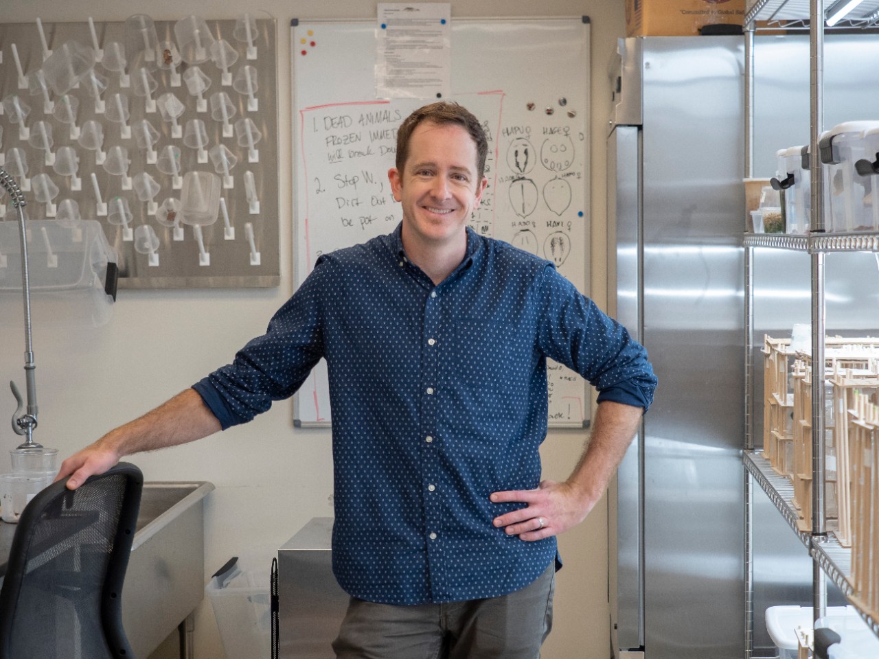 Nathan Morehouse,  National Science Foundation grant to study spider vision around the world. 711H Rieveschl