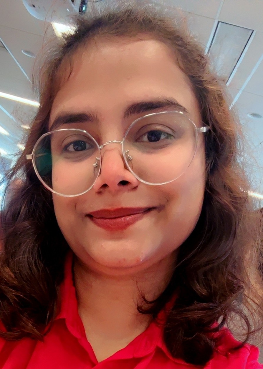 Close-up image of Nikita Minhas