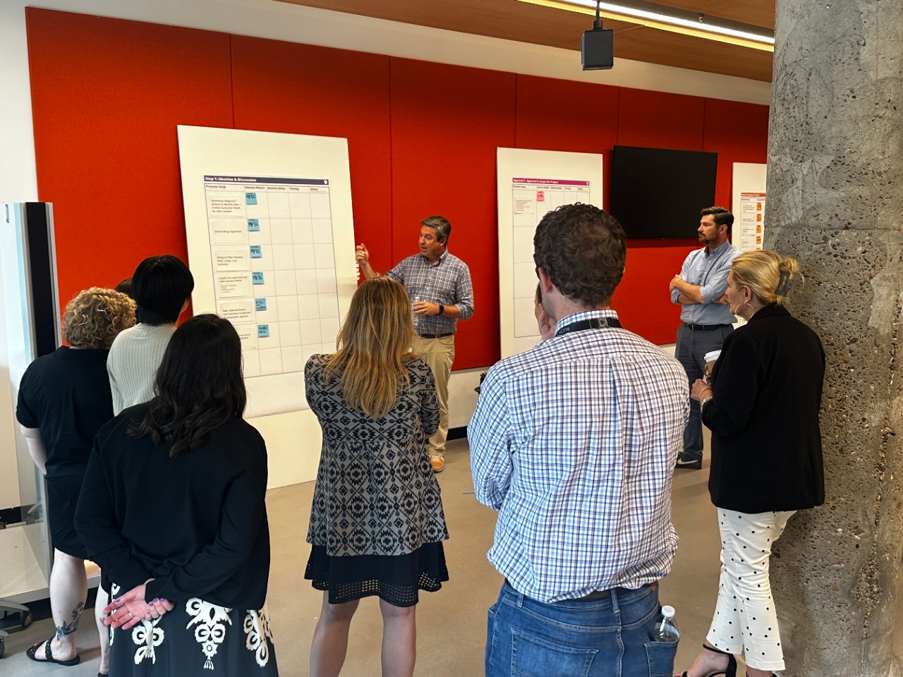 Kao team kicking off its Learning Lab session. Photo/Rebecca Rudolph