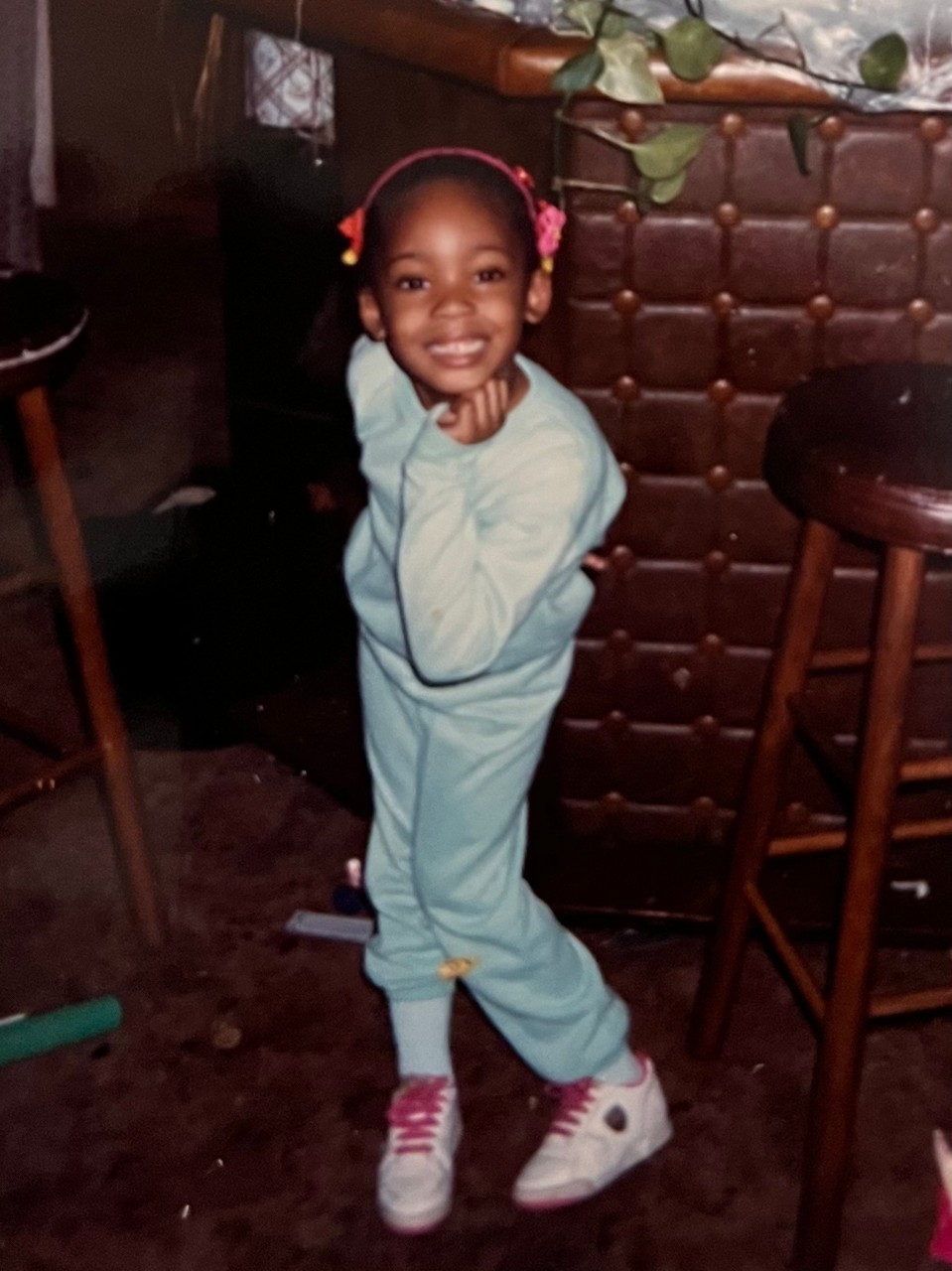 Latoya Maley as a child