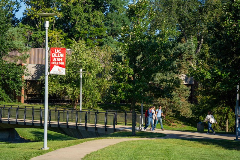 outdoor campus at UC Blue Ash College