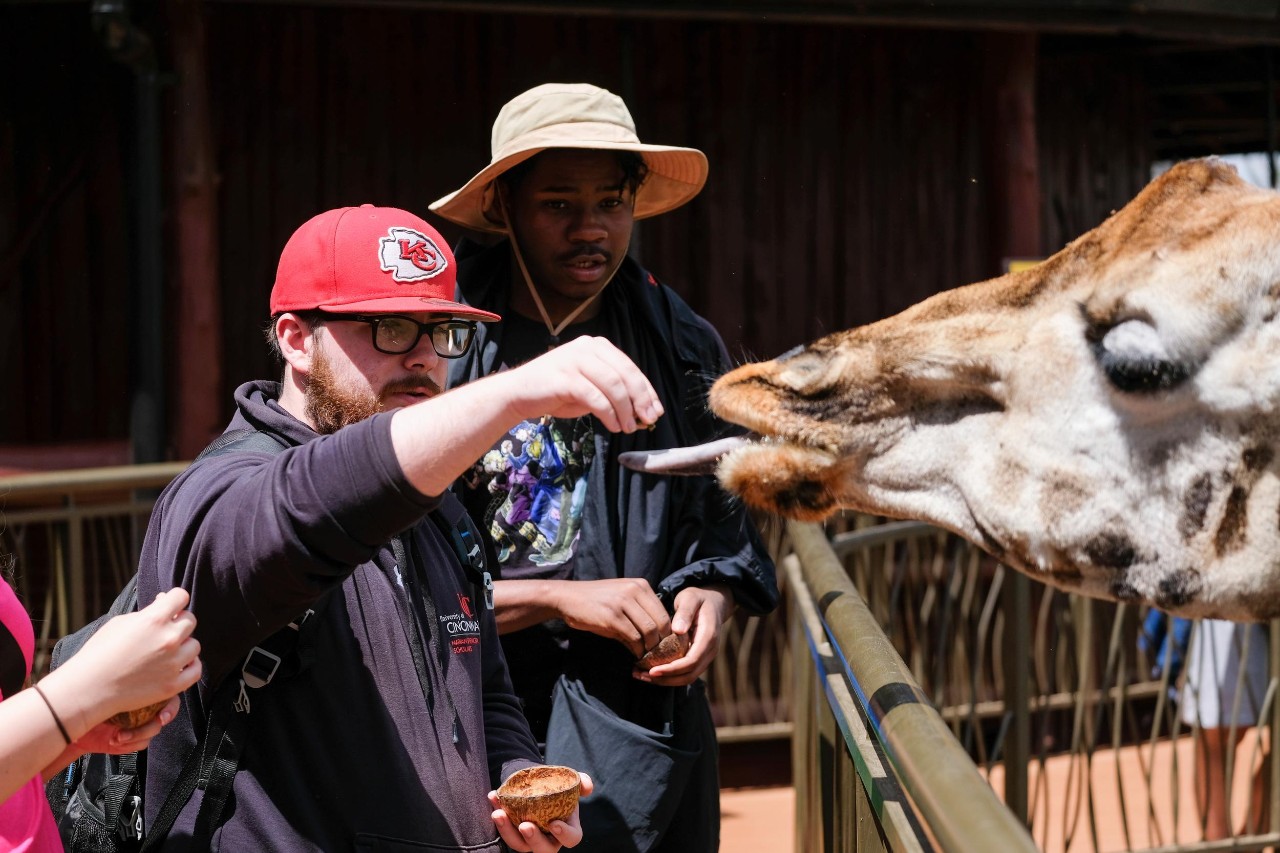 African Fund for Endangered Wildlife Giraffe Centre, Jalen Tucker, Kenya, Locations in Kenya, Marcus Elliott, Marian Spencer Scholars, Nairobi, Travel, Wildlife