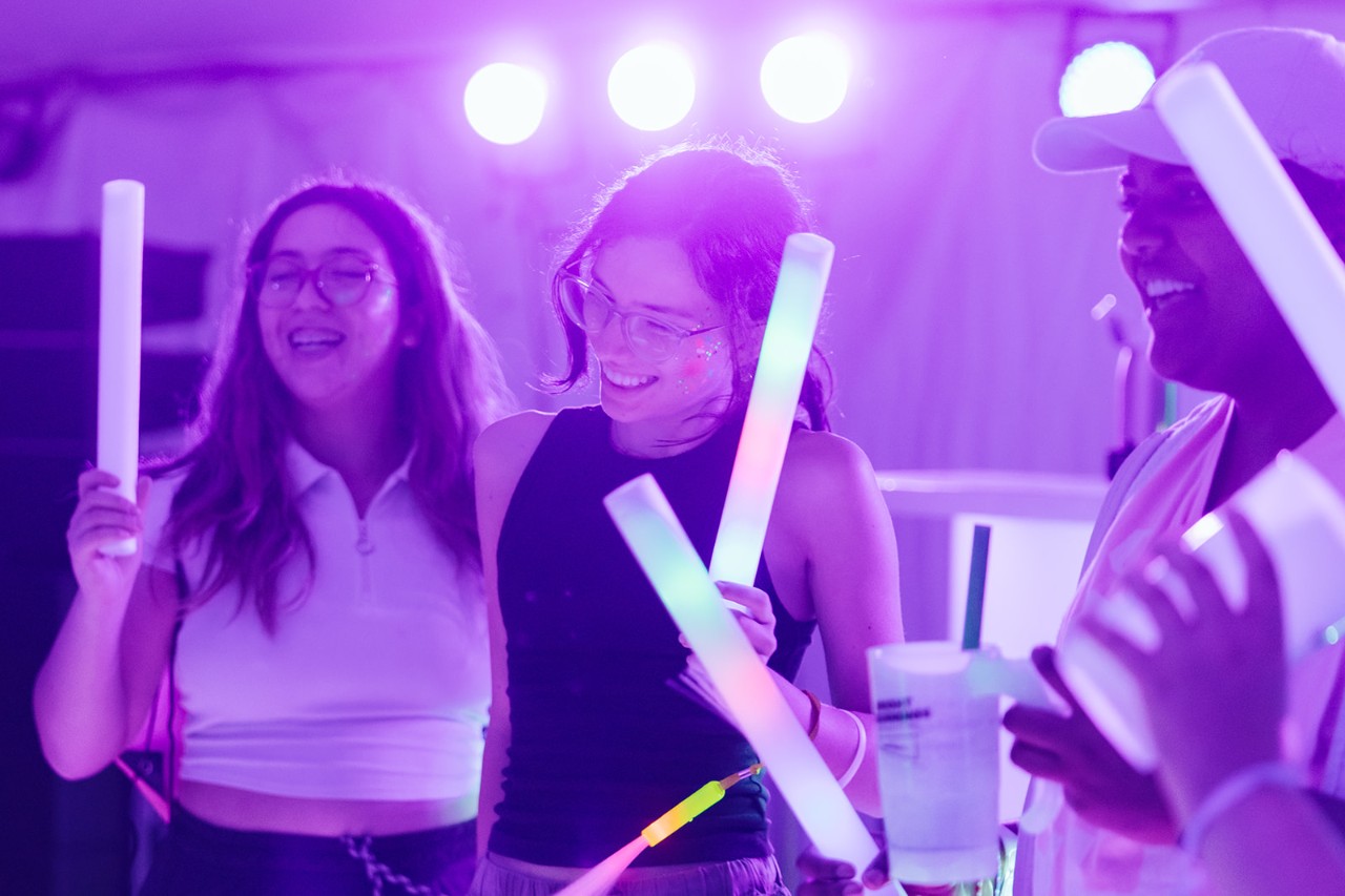 UC freshman have a blast on the dance floor.