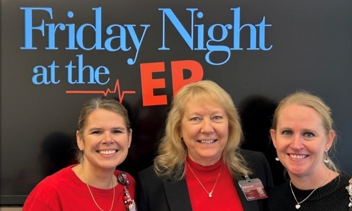 Sand, Systems Leadership Program Director Dr. Kathy Oliphant and Sullivan at the Cleveland Clinic's seminar