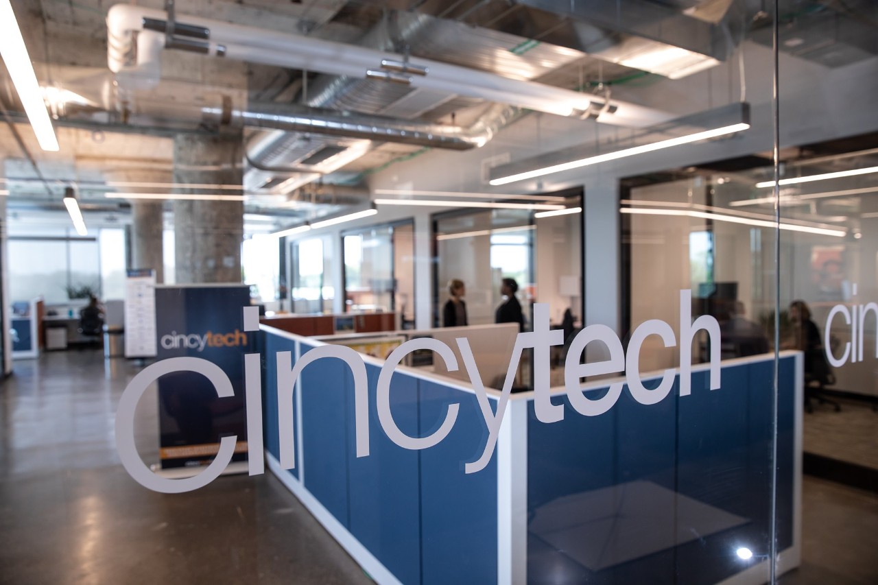 View into CincyTech's office at 1819