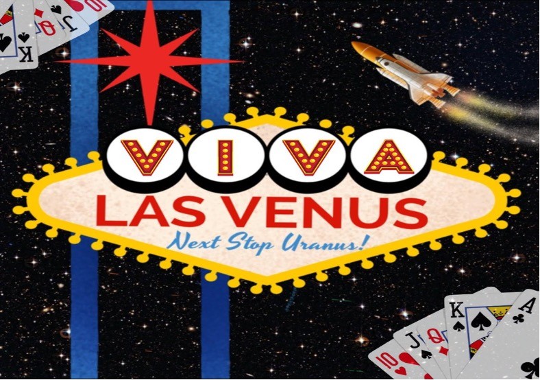 Student-designed promotional graphic for "Viva Las Venus."