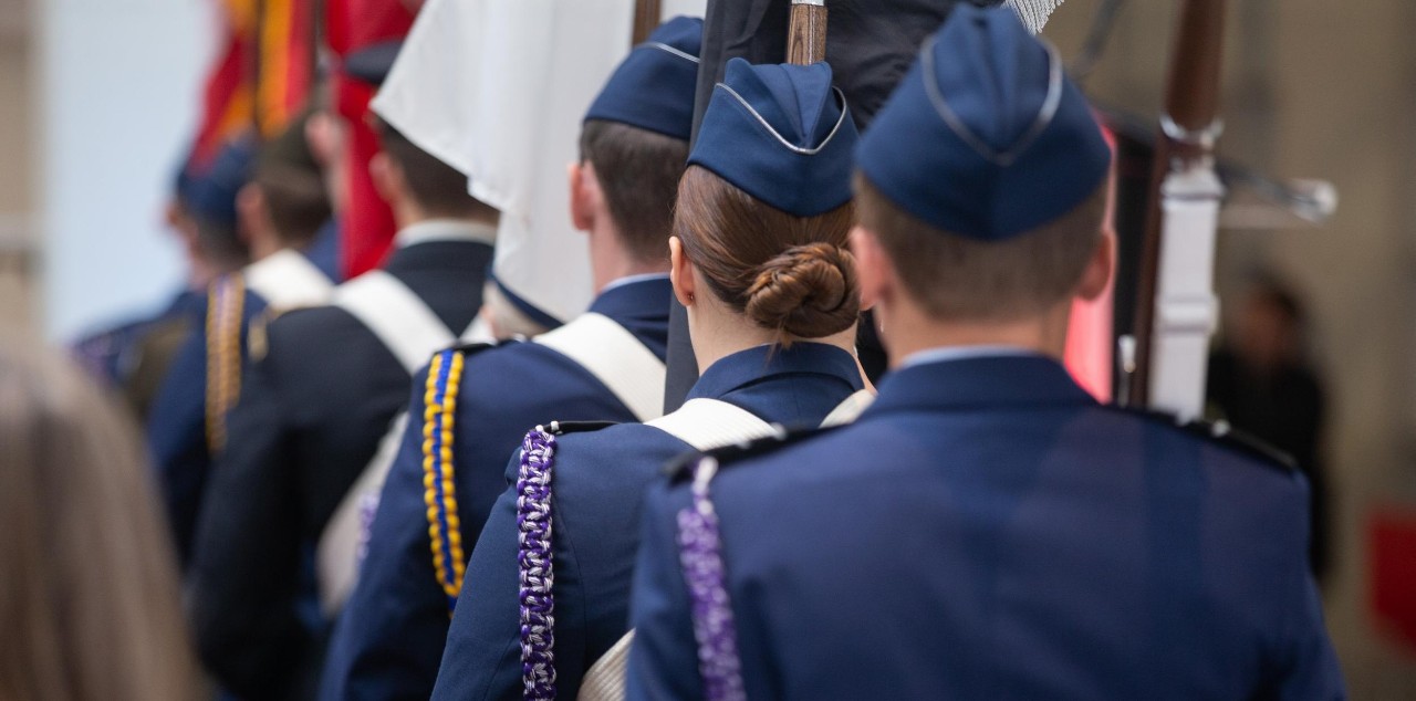 cadets in the honor guard 