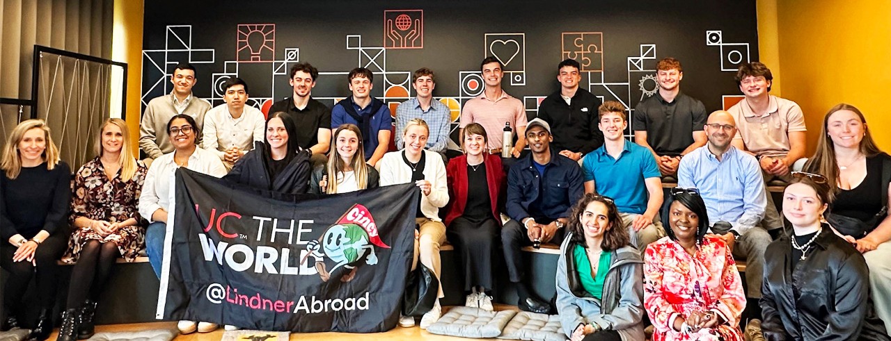 UC Lindner College of Business students at PWC Switzerland 