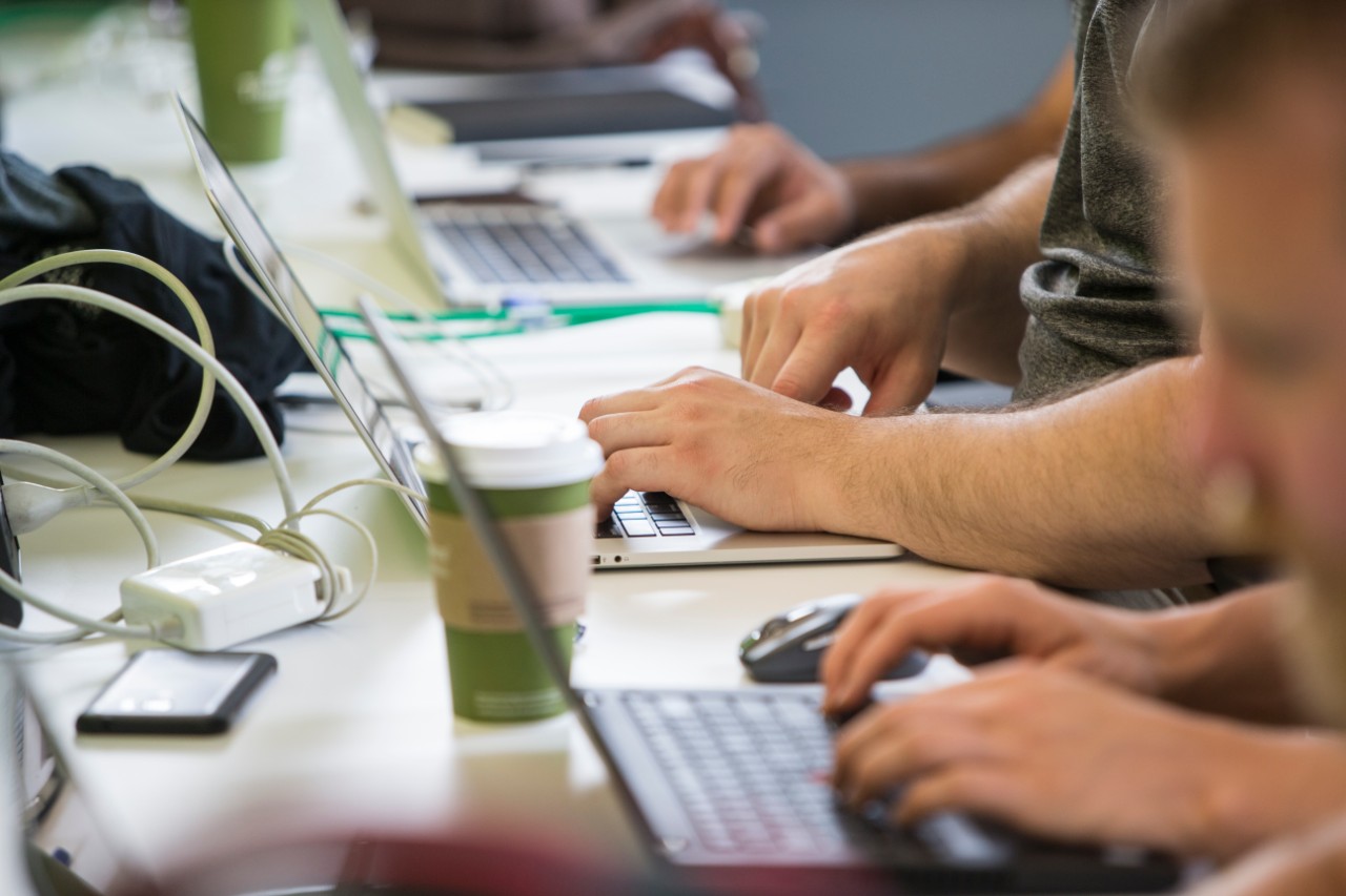 Technology
Participants compete in the AngelHack Global Hackathon.Series: Cincinnati, held at the 1819 Innovation Hub.