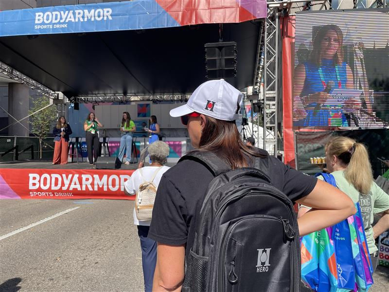 Backpack at Wellness Festival