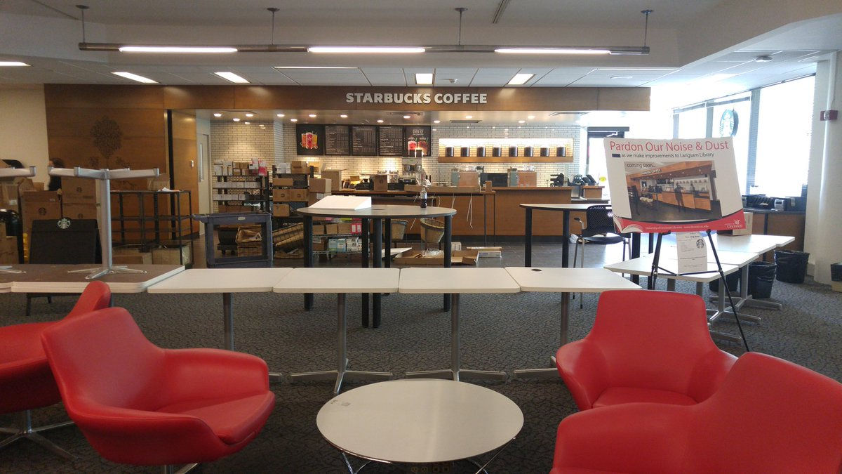 A photo of Starbucks in Langsam Library on UC's campus