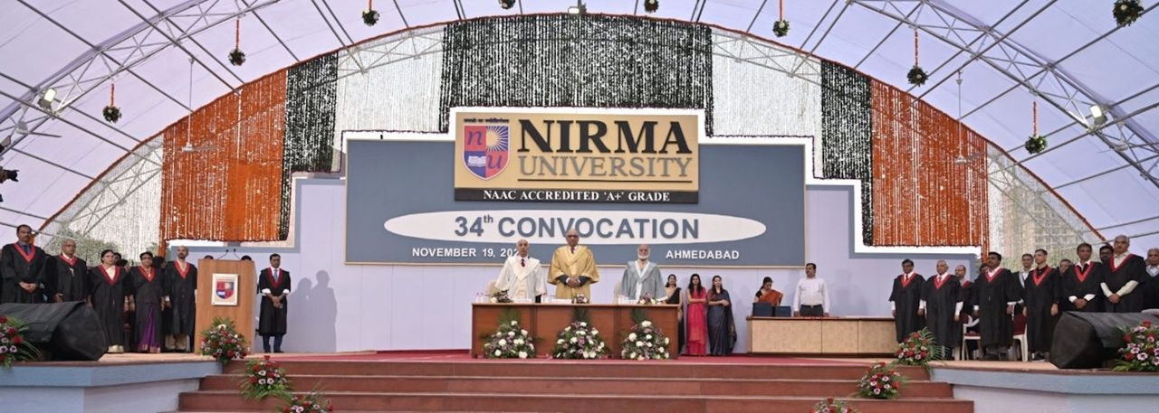 UC President Neville Pinto served as Chief Guest at Nirma University's Convocation