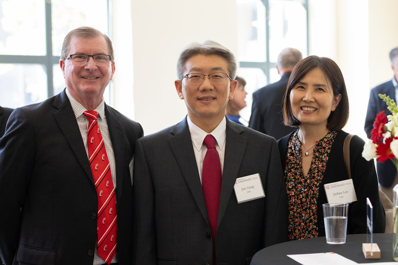 Ray Brooks,  Joo-Youp Lee and Jinhee Lee