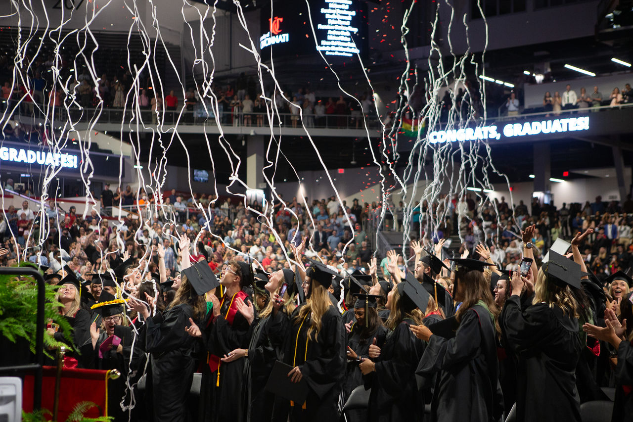Summer 2024 Commencement Ceremony for the University of Cincinnati.
