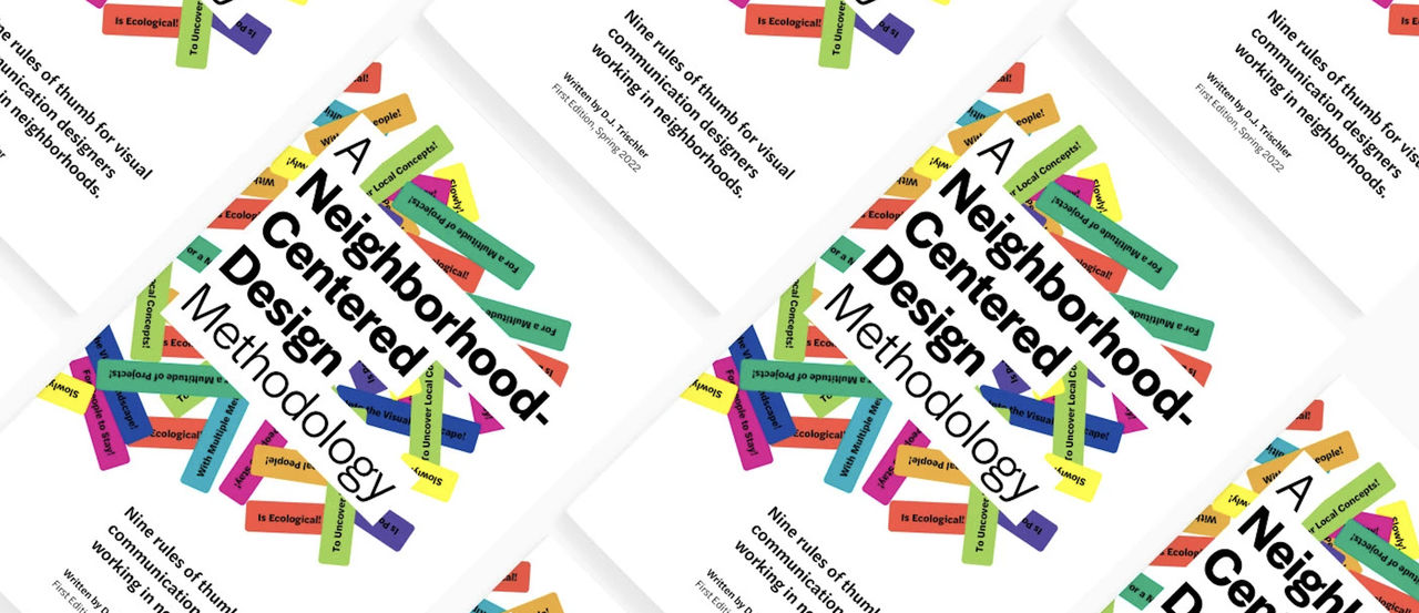 Image of "Neighborhood Centered Design" booklet