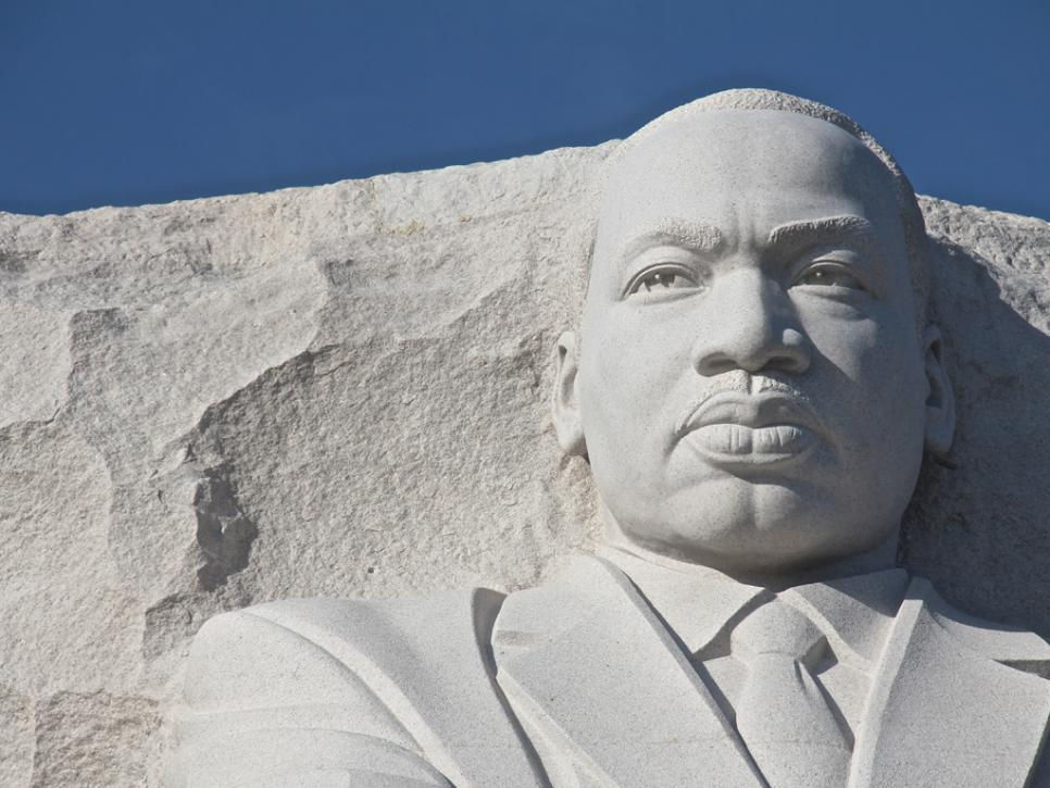 MLK in stone