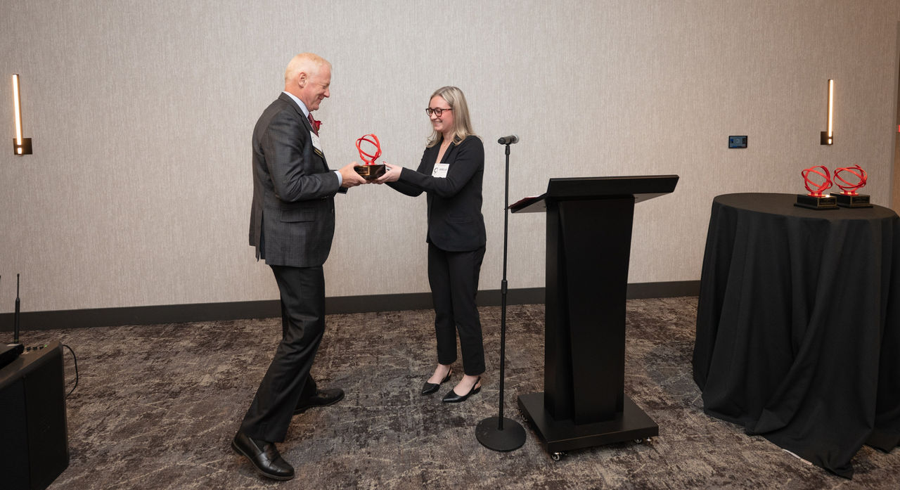 Chuck Hall received the Engineering Technology Award of Distinction