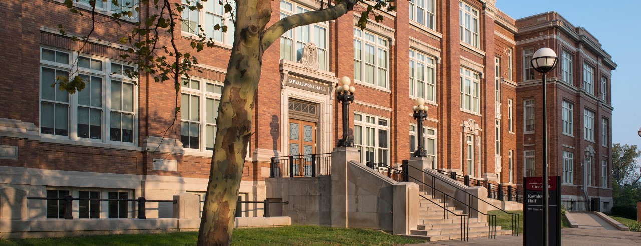 The outside of Kowalewski Hall 