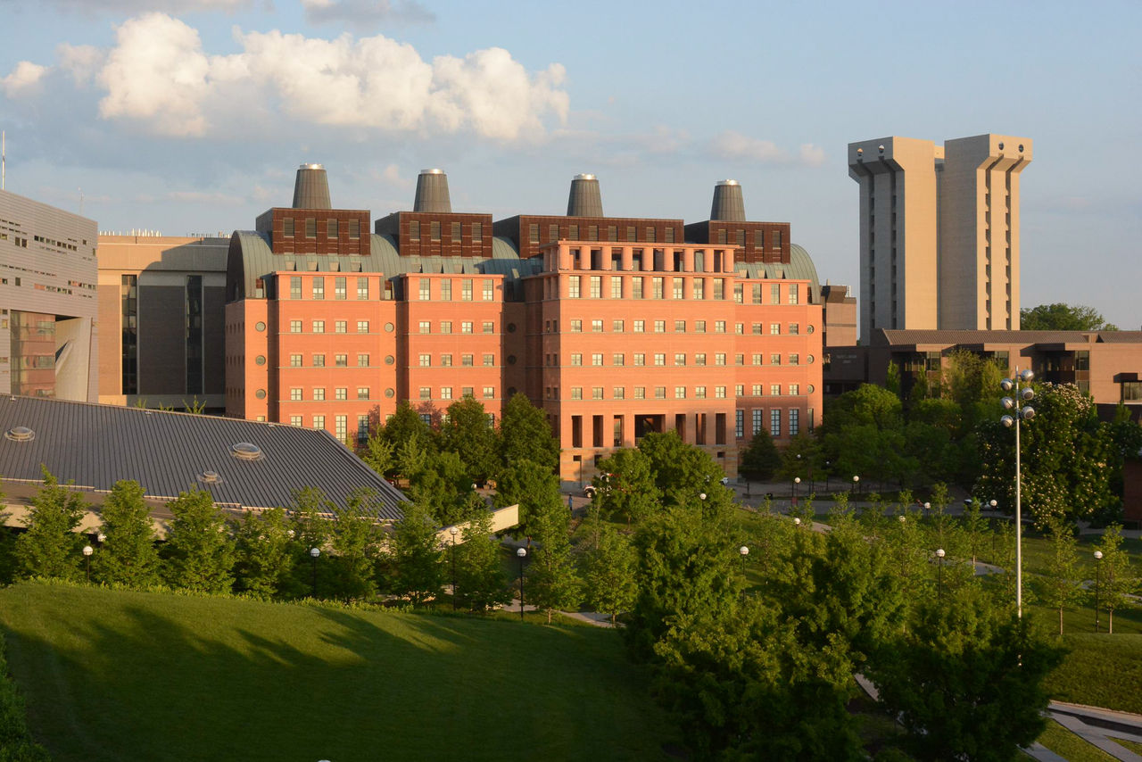 Crosley Tower, Engineering Research Center (ERC)
early morning sunrise