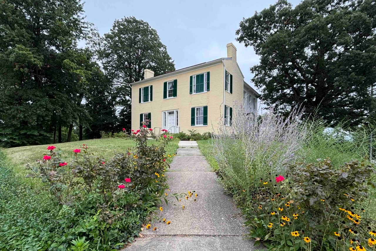 Image of the Harriet Beecher Stowe House museum in Cincinnati.