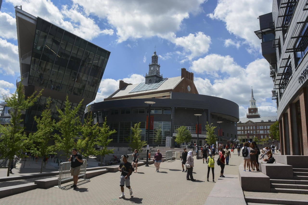 Students walking on MainStreet