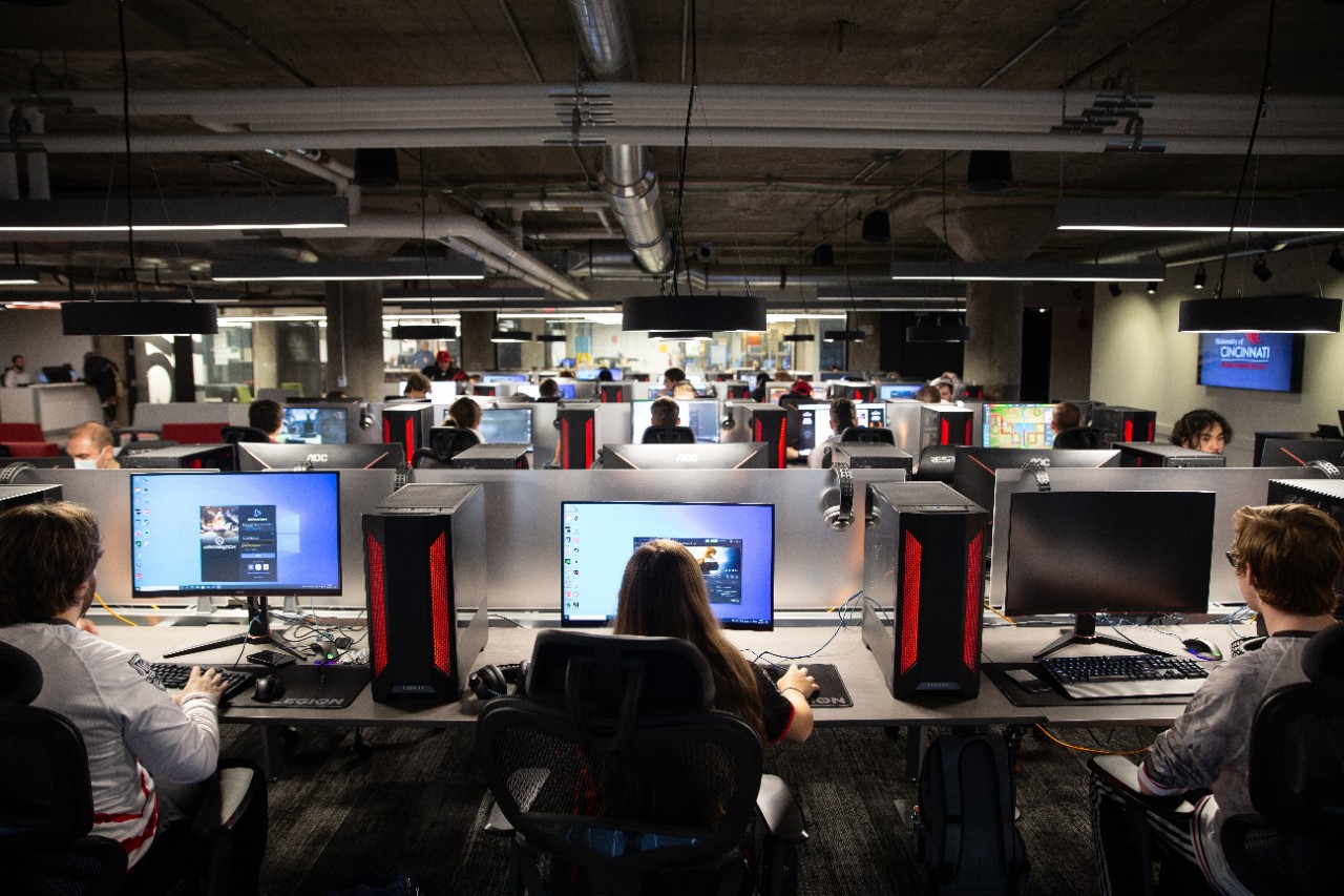 View over the 1819 Esports Innovation Lab. Photo/Andrew Higley
