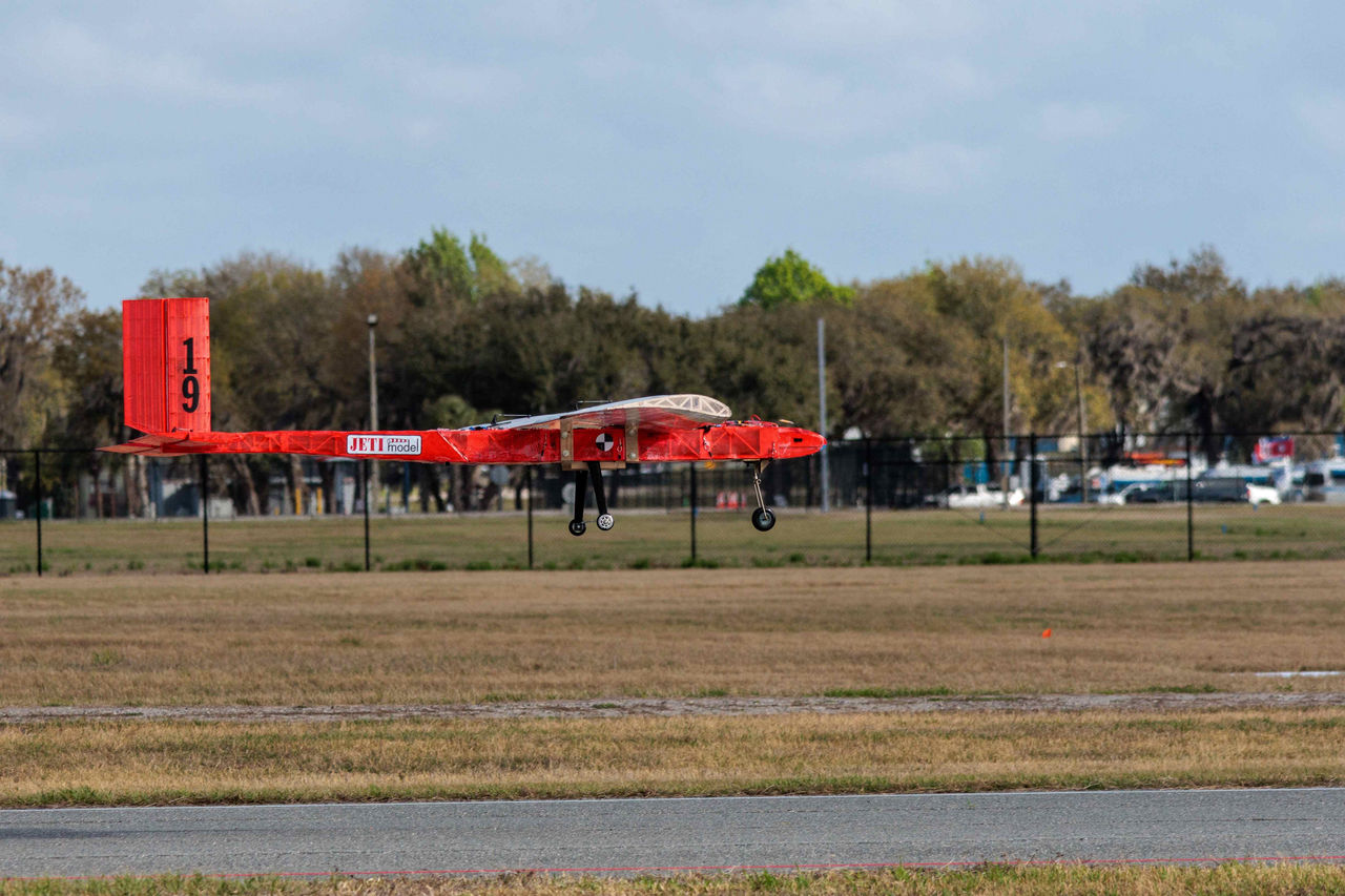 UC Aerocats' plane taking off