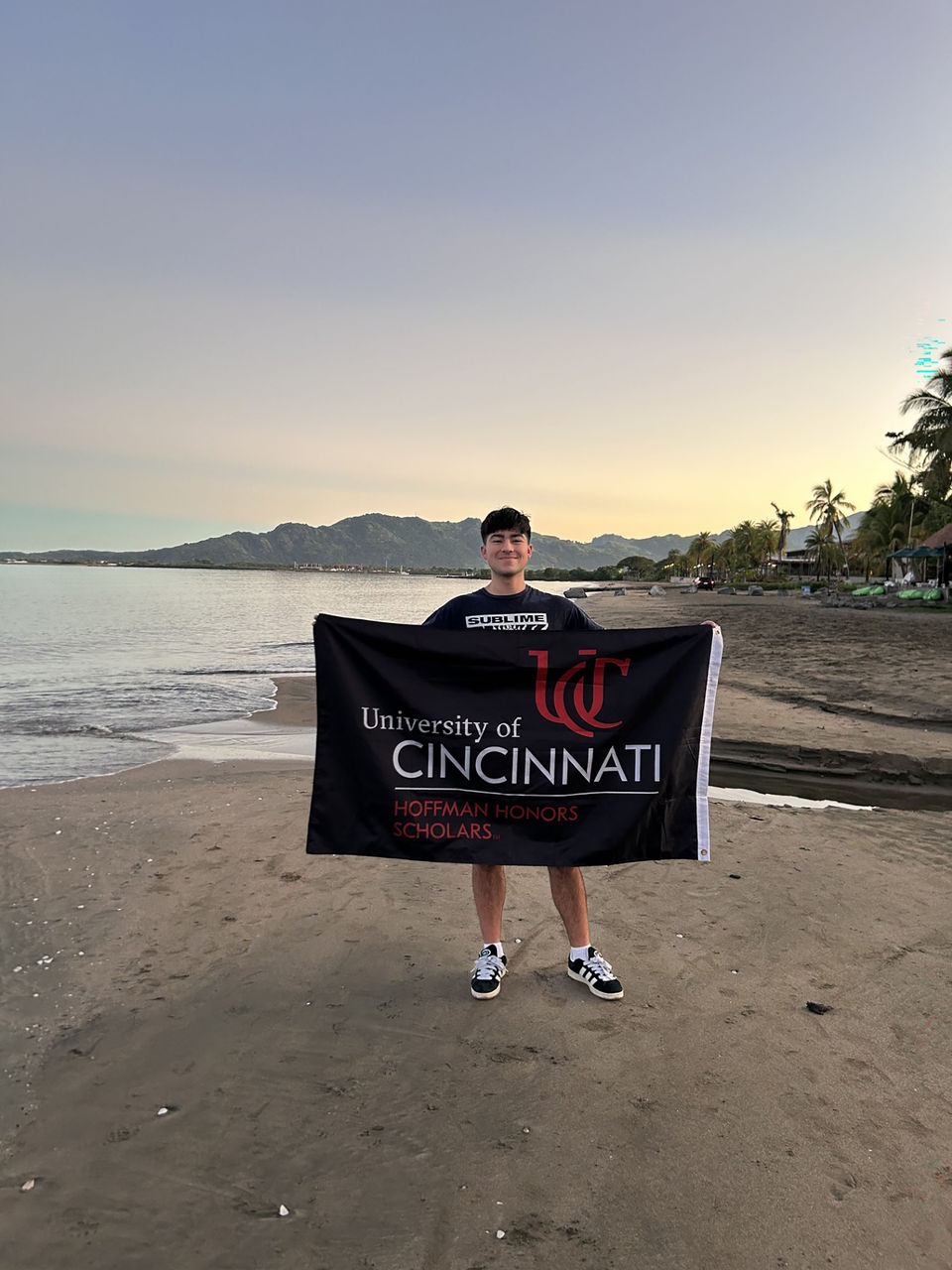 Zane Sawyer during his travel experience