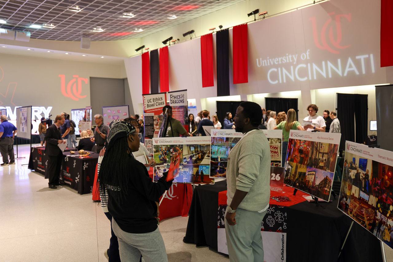 Poster displays and booth throughout TUC Great Hall