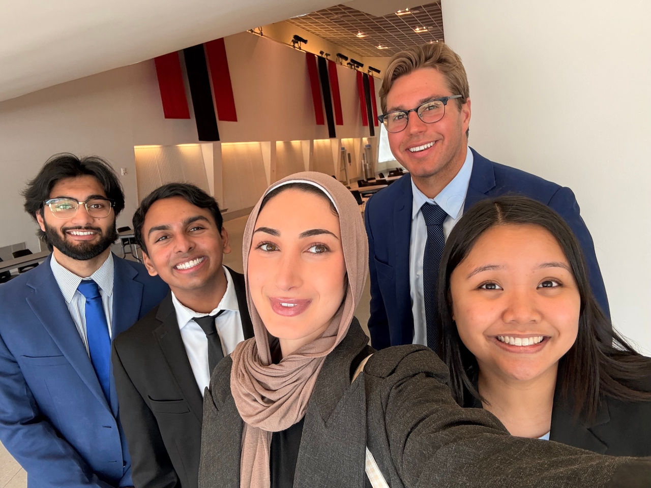 Eddie Gerstner and other students at 2026 Parkinson's Together Symposium 