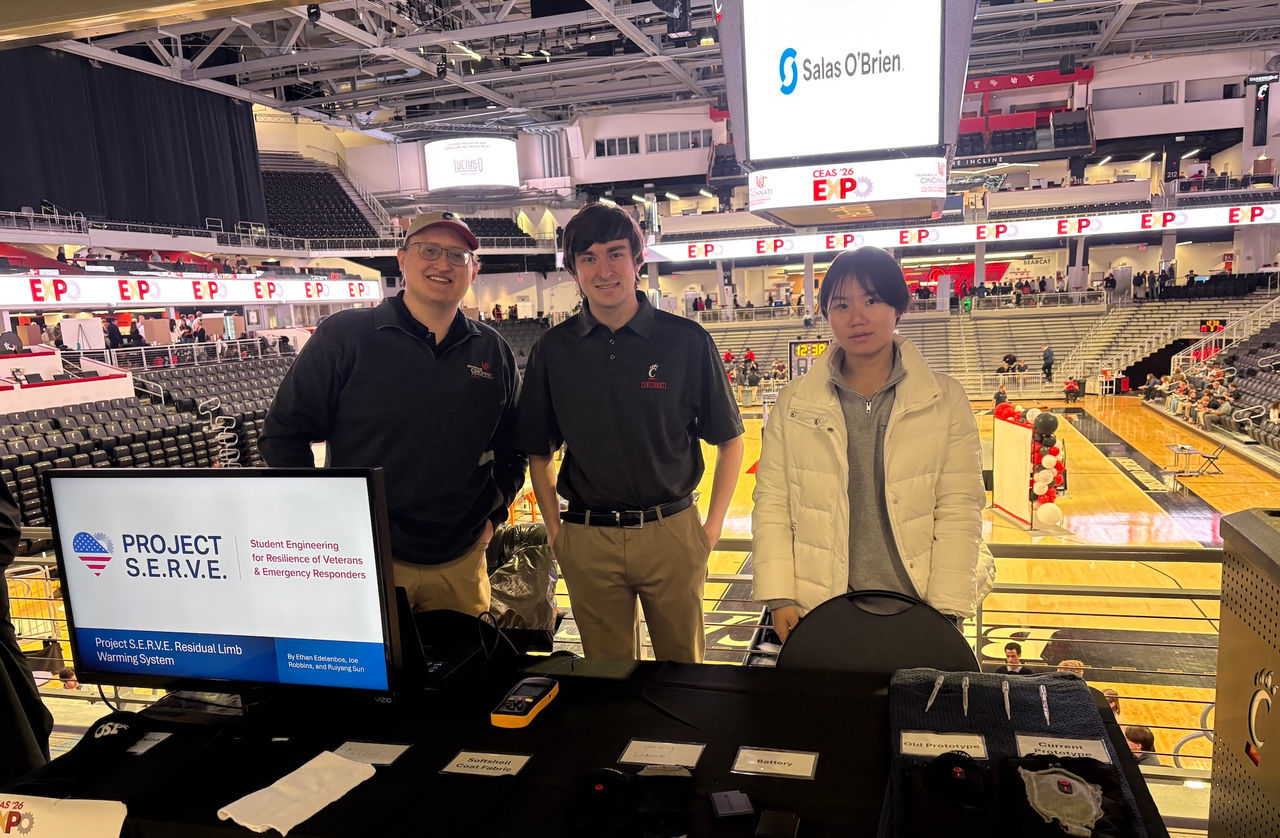 Edelenbos, Robbins and Sun at their booth during CEAS EXPO 2026. Photo/Stephen Kenney
