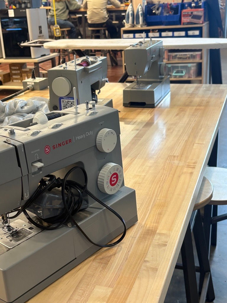 Sewing machines at 1819's Ground Floor Makerspace