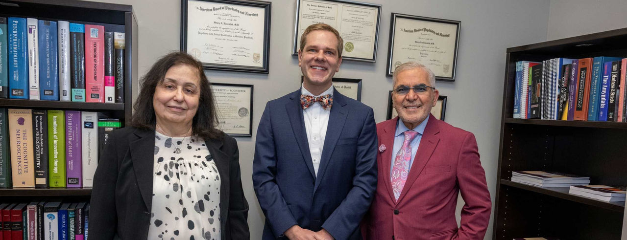 Amelia Nasrallah, Jeffrey Strawn and Henry Nasrallah.