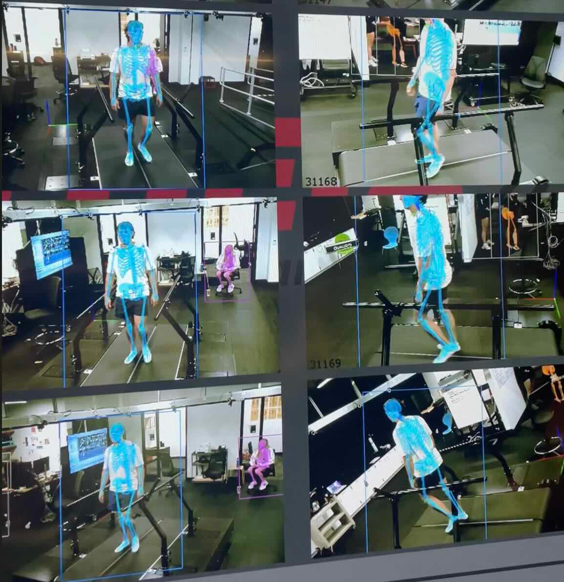 Visual3D device in use