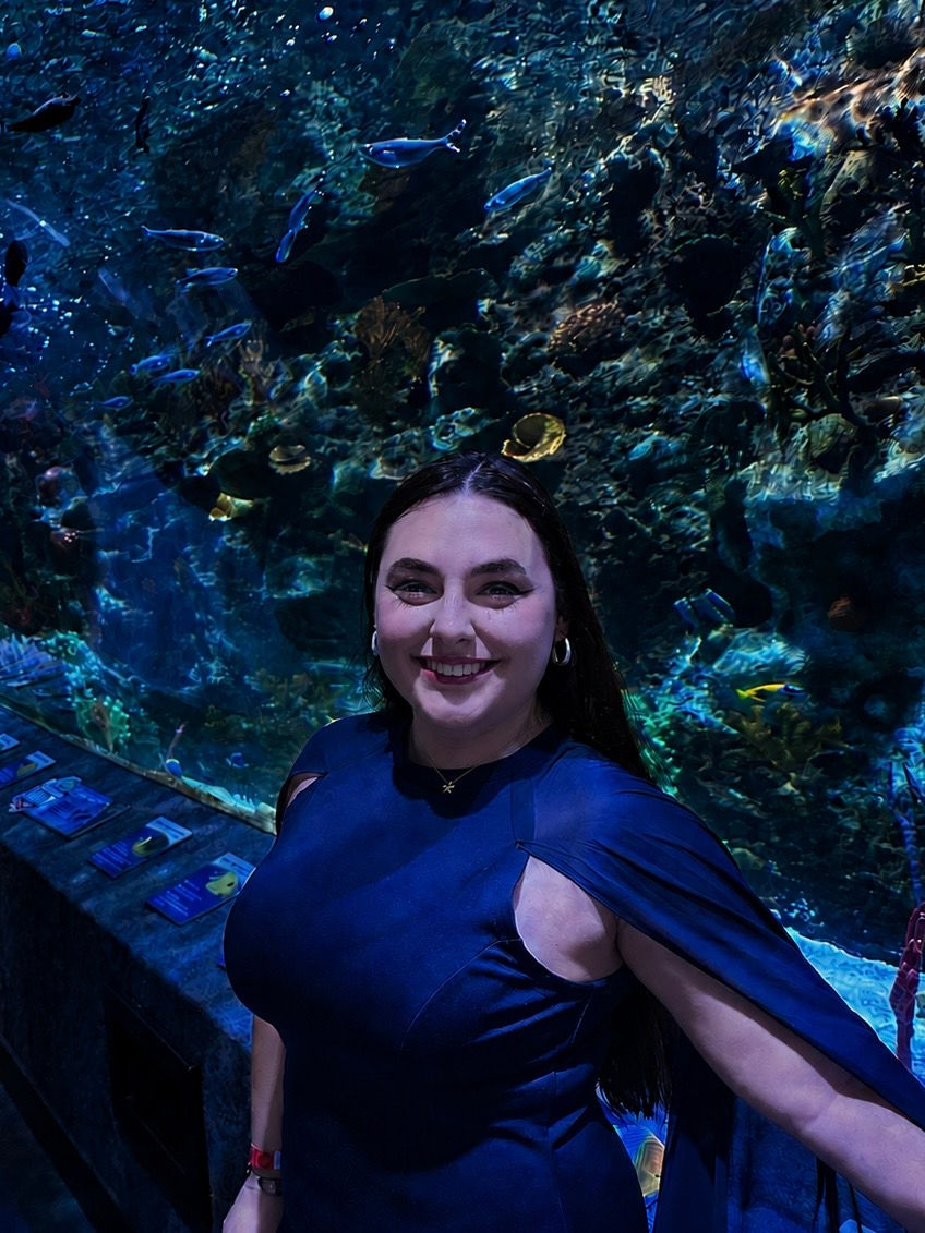 PHoto of Katerina Fernandezx in blue dress