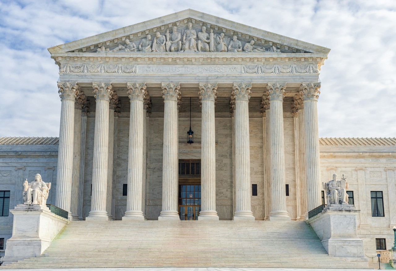 US Supreme Court Building exterior view