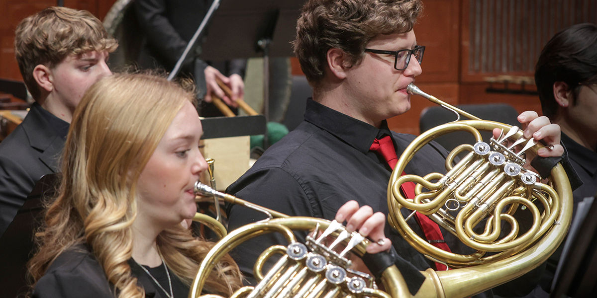 CCM Wind Symphony. Photo by Mark Lyons. 
