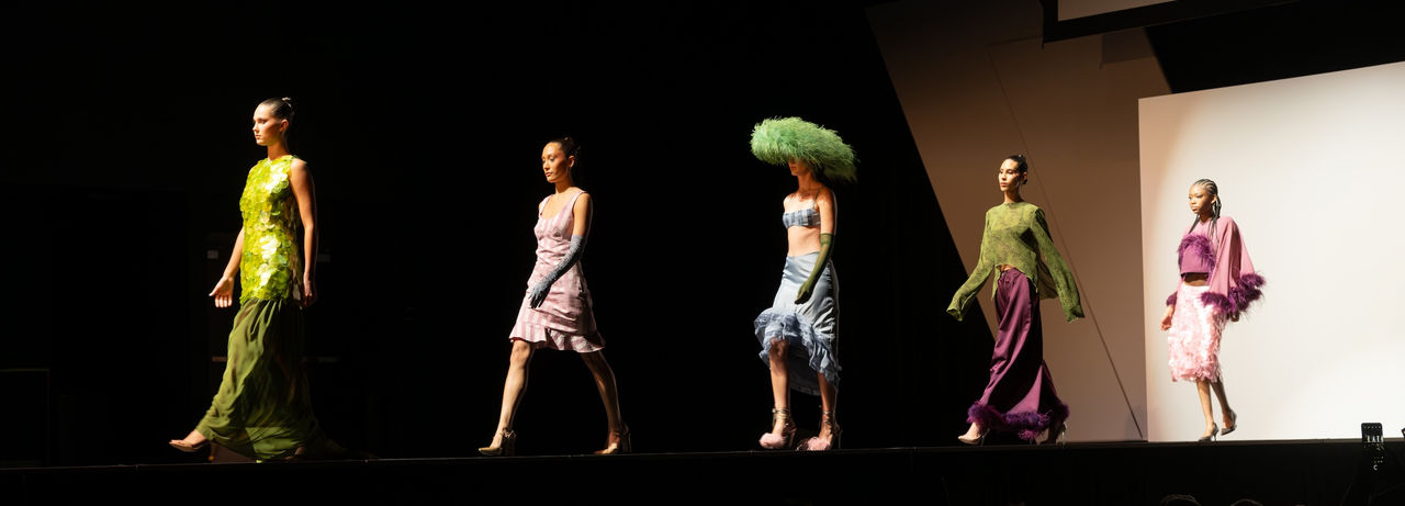 DAAP fashion show 2026 runway with 5 models 